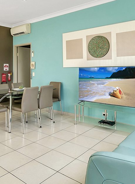 Lounge and Living Area — 2 Bedroom Apartment