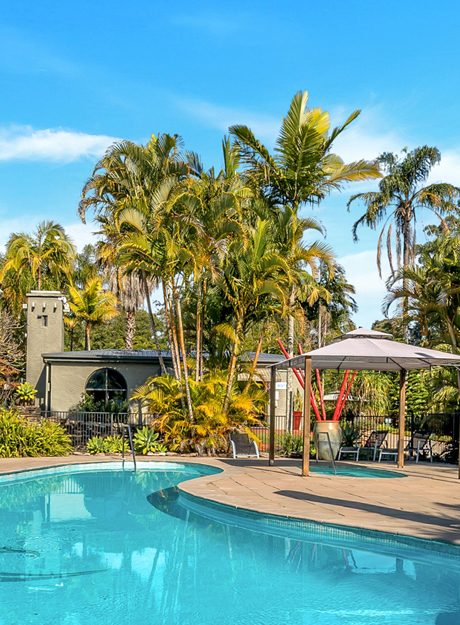 Peaceful gardens and outdoor spa — perfect for a couples getaway
